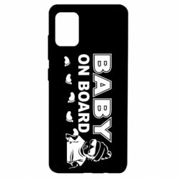 Чехол для Samsung A51 Baby on board - PrintSalon