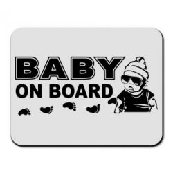 Коврик для мыши Baby on board - PrintSalon
