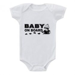 Детский бодик Baby on board - PrintSalon