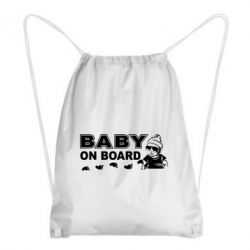 Рюкзак-мешок Baby on board - PrintSalon