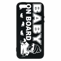 Чехол для iPhone5/5S/SE Baby on board - PrintSalon