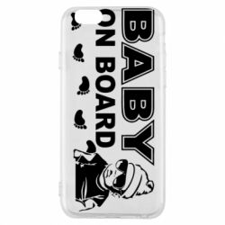 Чехол для iPhone 6/6S Baby on board - PrintSalon