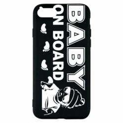 Чехол для iPhone 7 Baby on board - PrintSalon
