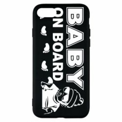 Чехол для iPhone 8 Baby on board - PrintSalon