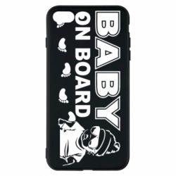 Чехол для iPhone 8 Plus Baby on board - PrintSalon