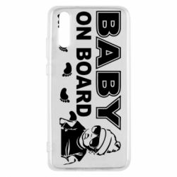 Чехол для Huawei P20 Baby on board - PrintSalon