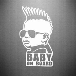 Наклейка Baby-punk on board-PrintSalon Наклейка Baby-punk on board