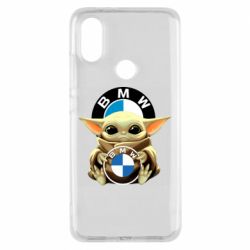 Чехол для Xiaomi Mi A2 Baby yoda bmw - PrintSalon