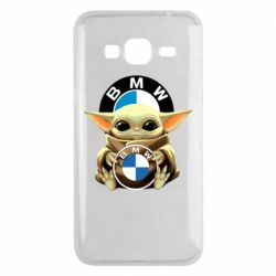 Чехол для Samsung J3 2016 Baby yoda bmw - PrintSalon