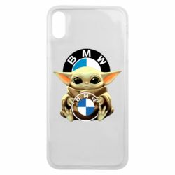 Чехол для iPhone Xs Max Baby yoda bmw - PrintSalon
