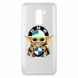 Чехол для Xiaomi Pocophone F1 Baby yoda bmw - PrintSalon