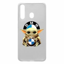 Чехол для Samsung A60 Baby yoda bmw - PrintSalon