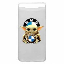 Чехол для Samsung A80 Baby yoda bmw - PrintSalon