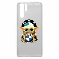 Чехол для Huawei P30 Pro Baby yoda bmw - PrintSalon