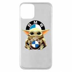 Чехол для iPhone 11 Baby yoda bmw - PrintSalon