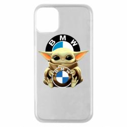 Чехол для iPhone 11 Pro Baby yoda bmw - PrintSalon