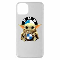Чехол для iPhone 11 Pro Max Baby yoda bmw - PrintSalon