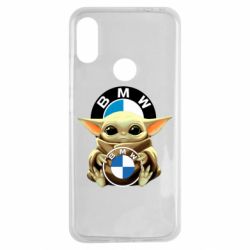 Чехол для Xiaomi Redmi Note 7 Baby yoda bmw - PrintSalon