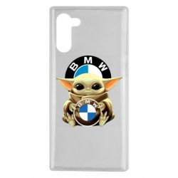 Чехол для Samsung Note 10 Baby yoda bmw - PrintSalon