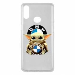 Чехол для Samsung A10s Baby yoda bmw - PrintSalon