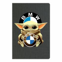 Блокнот с принто Baby yoda bmw - PrintSalon