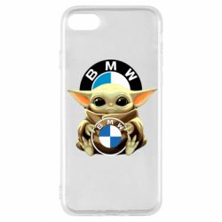 Чехол для iPhone SE 2020 Baby yoda bmw - PrintSalon
