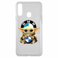 Чехол для Samsung A20s Baby yoda bmw - PrintSalon