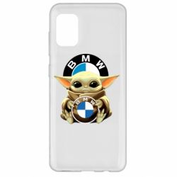 Чехол для Samsung A31 Baby yoda bmw - PrintSalon