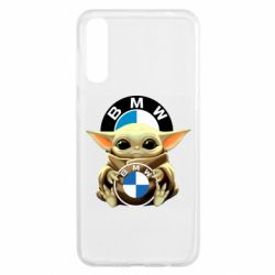 Чехол для Samsung A50 Baby yoda bmw - PrintSalon