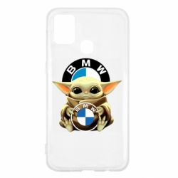 Чехол для Samsung M31 Baby yoda bmw - PrintSalon