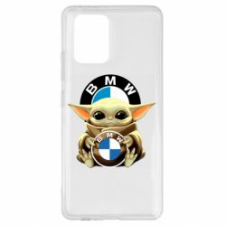 Чехол для Samsung S10 Lite Baby yoda bmw - PrintSalon