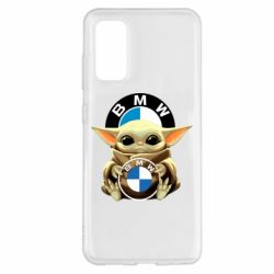 Чехол для Samsung S20 Baby yoda bmw - PrintSalon