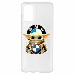 Чехол для Samsung S20+ Baby yoda bmw