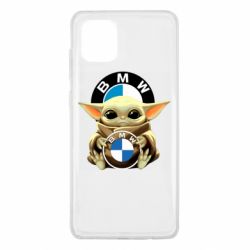 Чехол для Samsung Note 10 Lite Baby yoda bmw