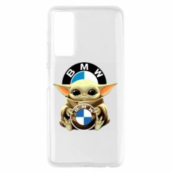 Чехол для Huawei P Smart 2021 Baby yoda bmw - PrintSalon