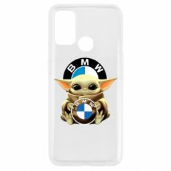Чехол для Oppo A53/A32/A33 Baby yoda bmw - PrintSalon