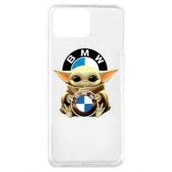 Чехол для Oppo A73 Baby yoda bmw - PrintSalon