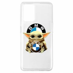 Чехол для Oppo A74 4G Baby yoda bmw - PrintSalon