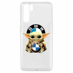 Чехол для Oppo A91/Reno3 Baby yoda bmw - PrintSalon