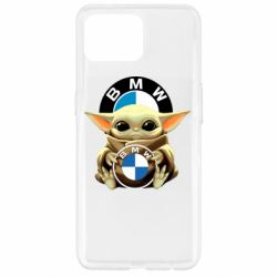 Чехол для Oppo Reno 4 Lite Baby yoda bmw - PrintSalon