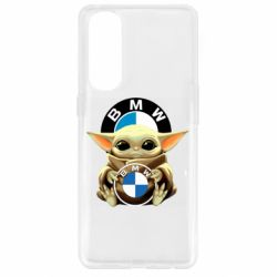 Чехол для Oppo Reno 4 Pro Baby yoda bmw - PrintSalon