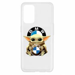 Чехол для Oppo Reno 5 4G Baby yoda bmw - PrintSalon