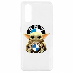 Чехол для Oppo Find X2 Baby yoda bmw - PrintSalon