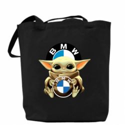Эко-сумка Baby yoda bmw - PrintSalon