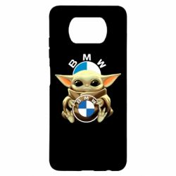 Чехол для Xiaomi Poco X3 Baby yoda bmw - PrintSalon