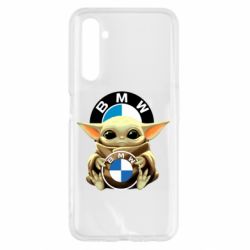 Чехол для Realme 6 Baby yoda bmw - PrintSalon