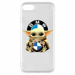 Чехол для iPhone 7 Baby yoda bmw - PrintSalon