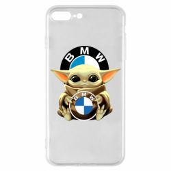 Чехол для iPhone 7 Plus Baby yoda bmw - PrintSalon