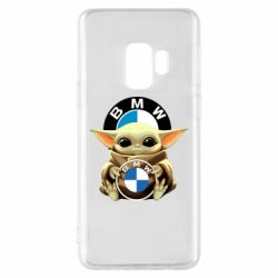 Чехол для Samsung S9 Baby yoda bmw - PrintSalon