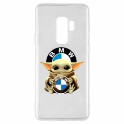 Чехол для Samsung S9+ Baby yoda bmw - PrintSalon
